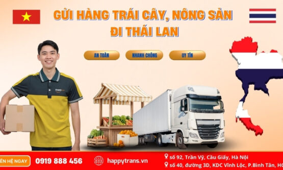 Gửi hàng nông sản sang Thái Lan giá rẻ