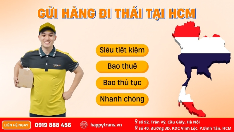 Dịch vụ gửi hàng đi Thái Lan tại TPHCM siêu tiết kiệm Dịch vụ gửi hàng đi Thái Lan tại TPHCM siêu tiết kiệm